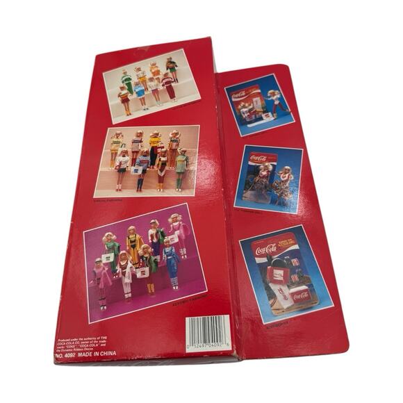 Vtg RARE Coca-Cola 1986 Active Sportswear Fashion Doll w Coke Bottle Red White - Picture 7 of 11